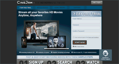 Desktop Screenshot of cinejam.com